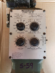 Woodward ug-8 8522 546 governor r.p.m. 700-1415