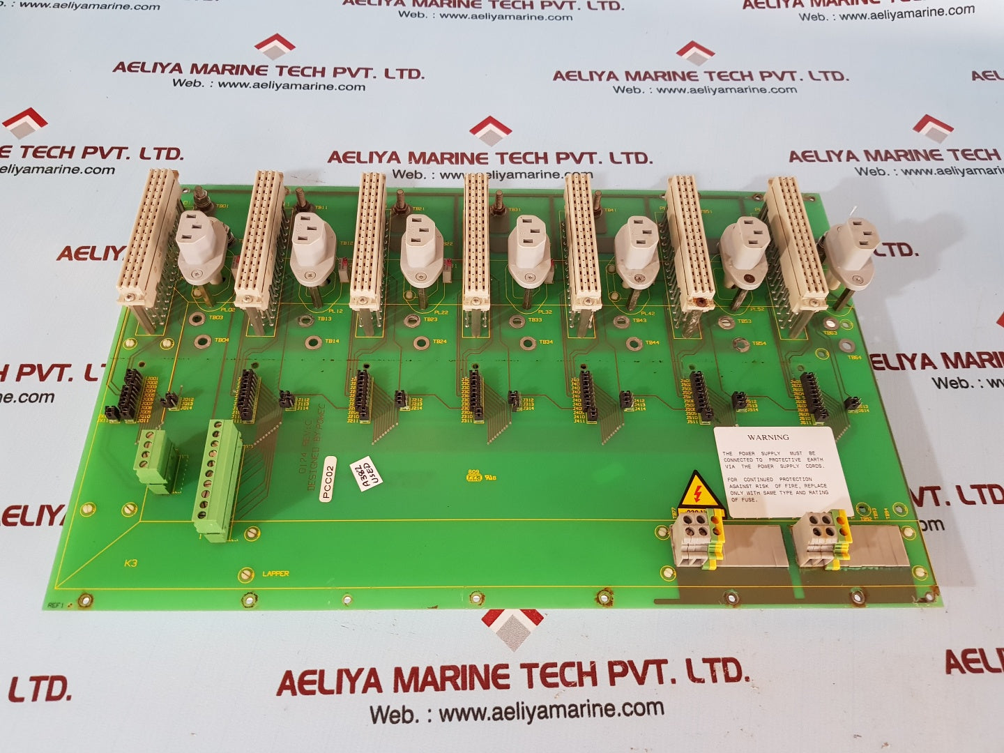 Powec 0174 rev.c PCB card