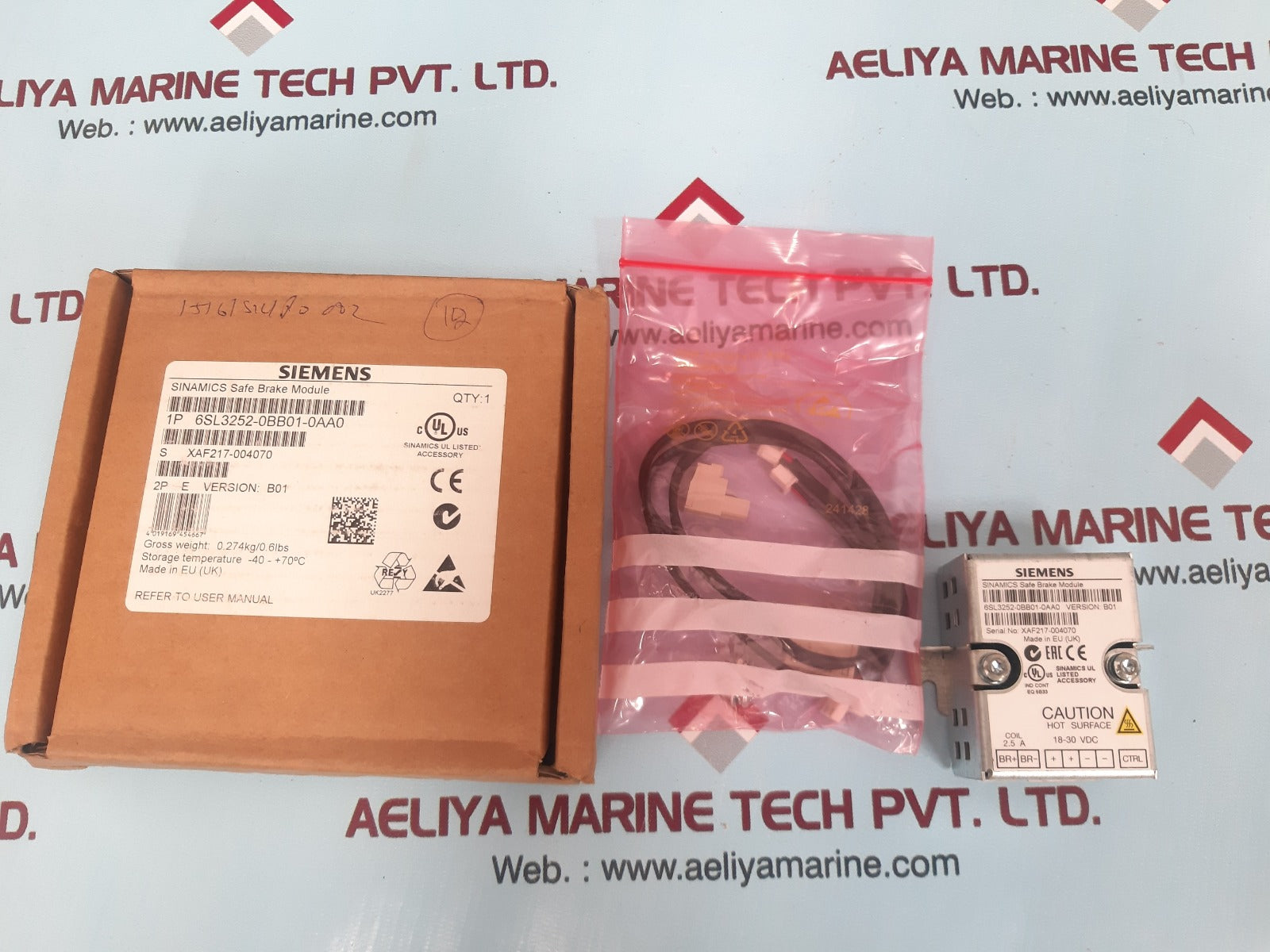 Siemens 6sl3252-0bb01-0aa0 sinamics safe brake module