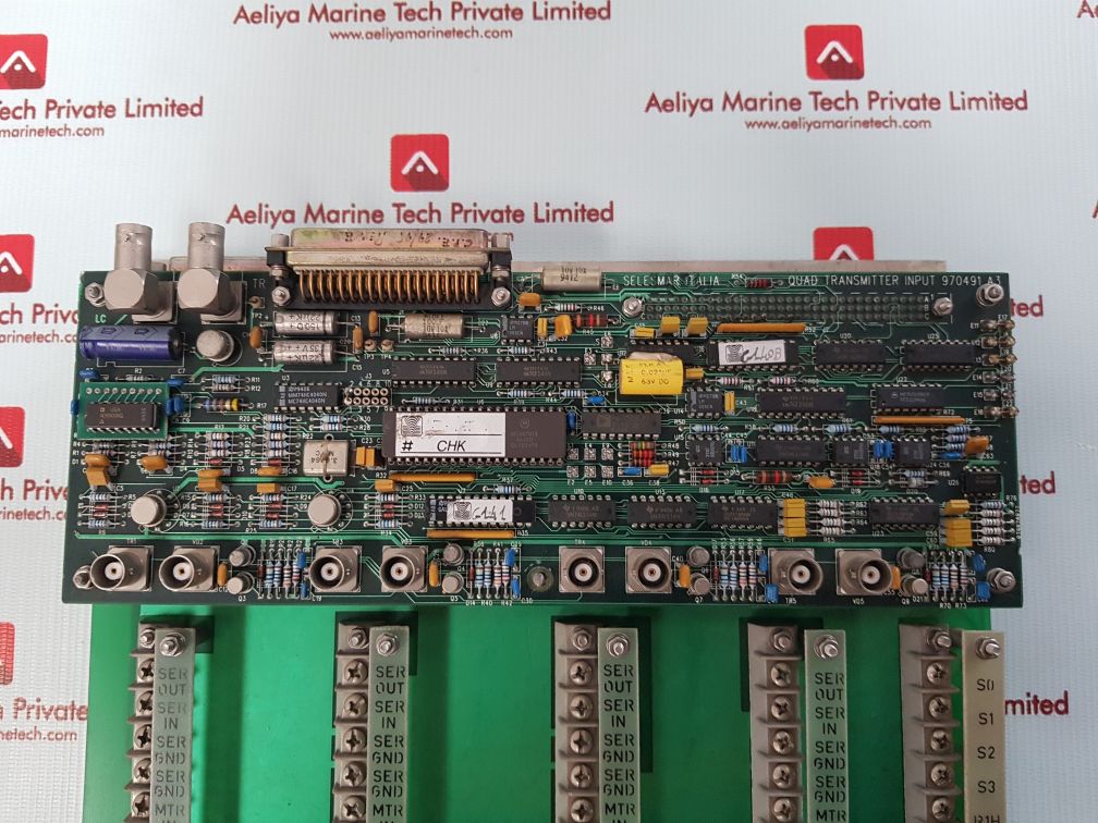 Selesmar Italia 970491 A3 Quad Transmitter Input Pcb