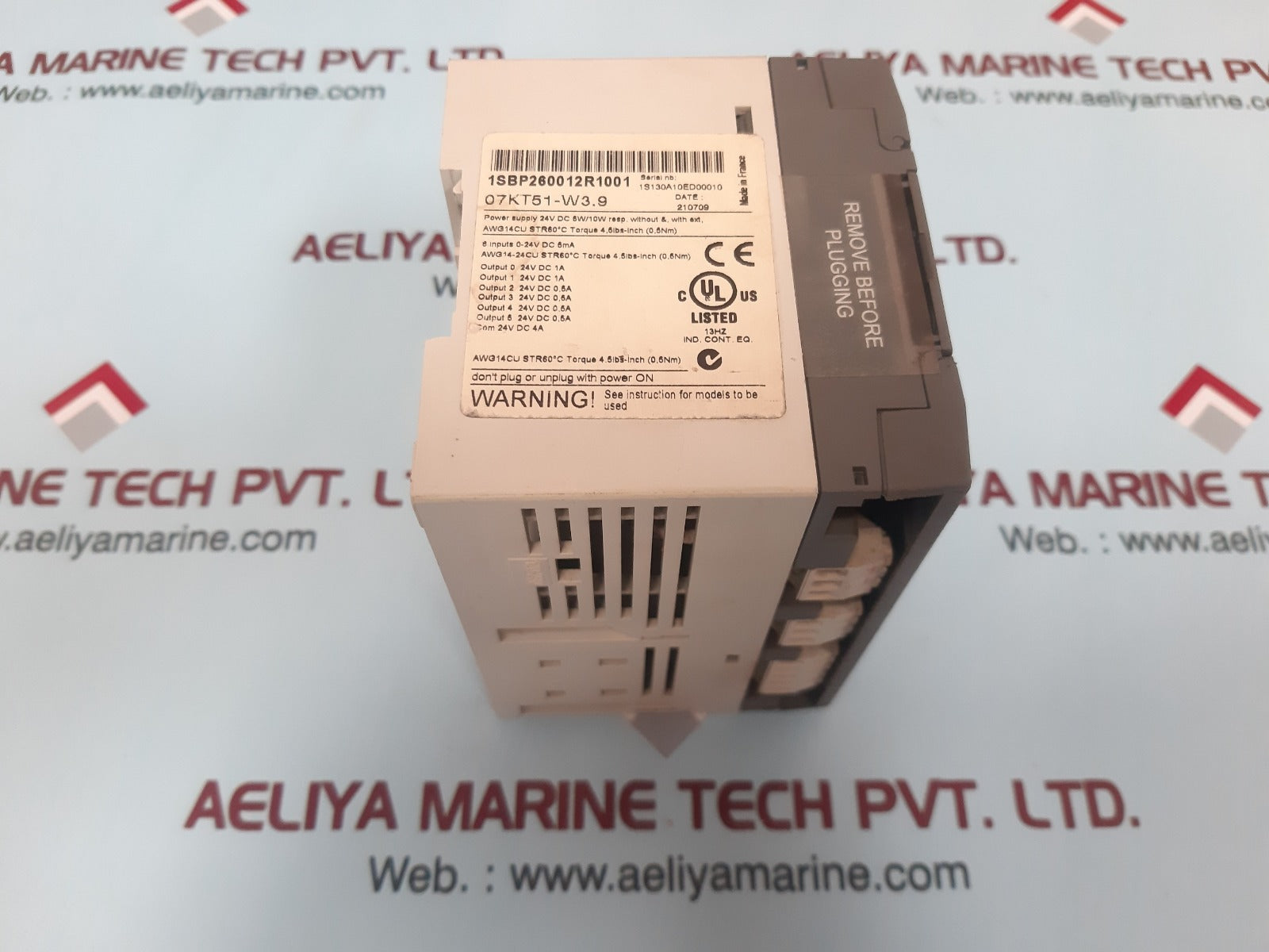 Abb 07kt51-w3.9 1sbp260012r1001 advant controller