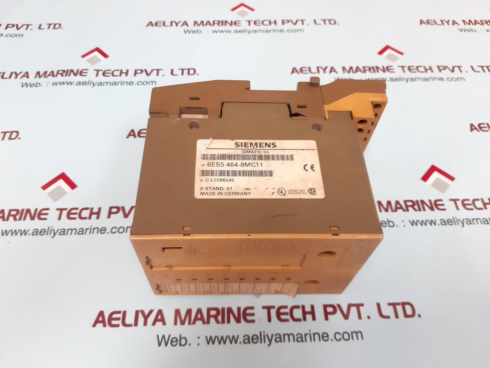 Siemens simatic s5 6es5 464-8mc11 and 6es5 441-8ma11 module with base