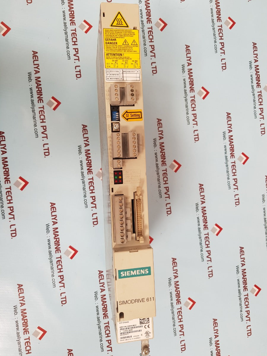 Siemens Simodrive 611 Infeed Module 6Sn1146-1Ab00-0Ba1