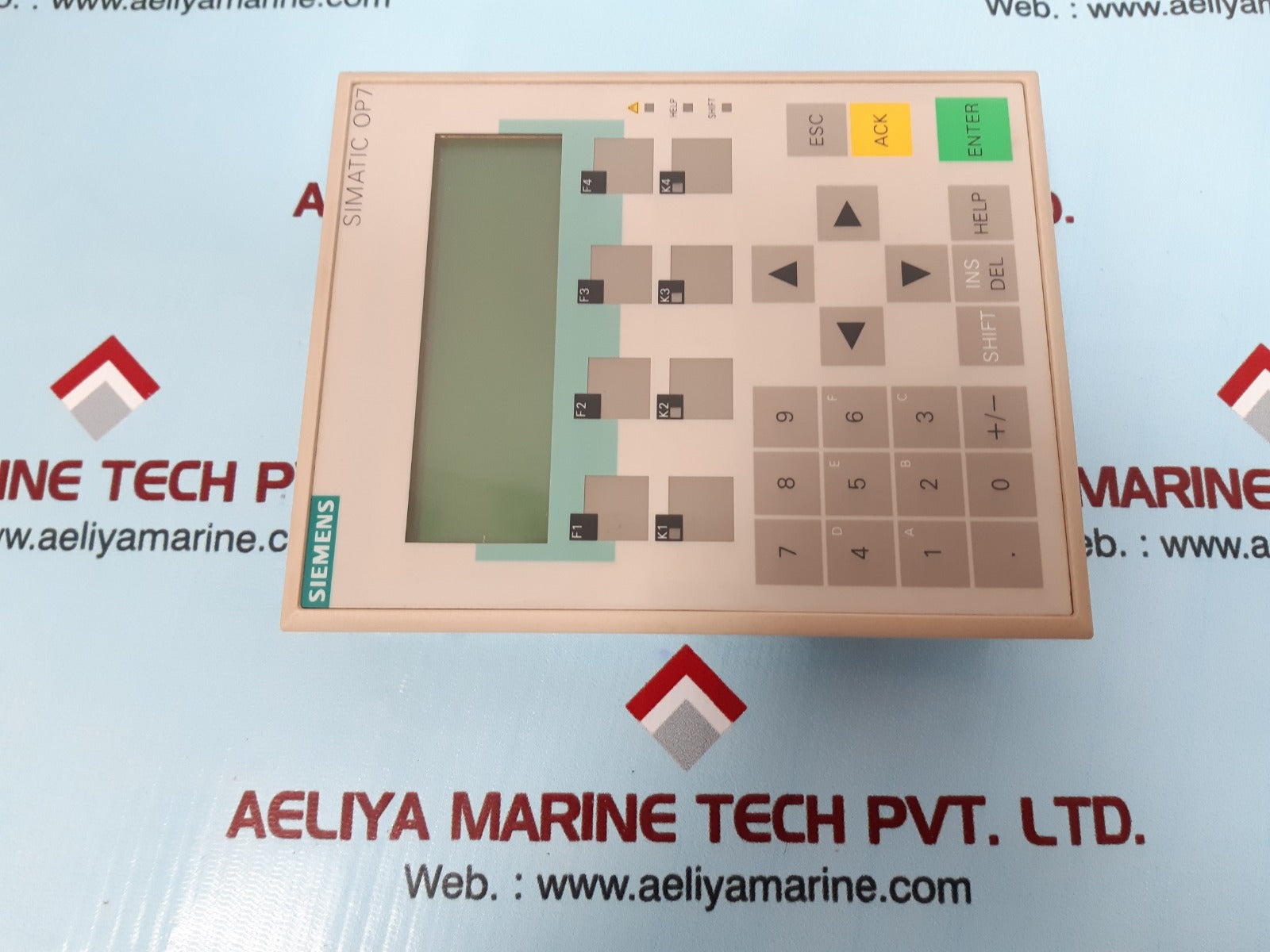 Siemens simatic op7 -dp operator panel 6av3 607-1jc20-0ax1