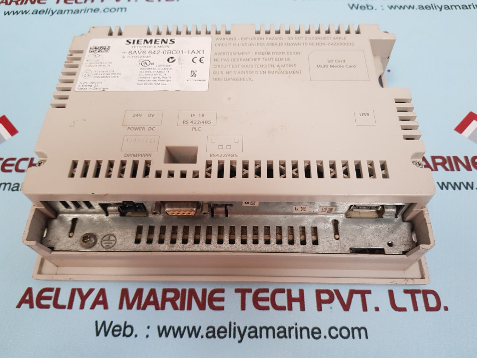 Siemens simatic tp177b dp-6 mstn 6av6 642-0bc01-1ax1 touch panel