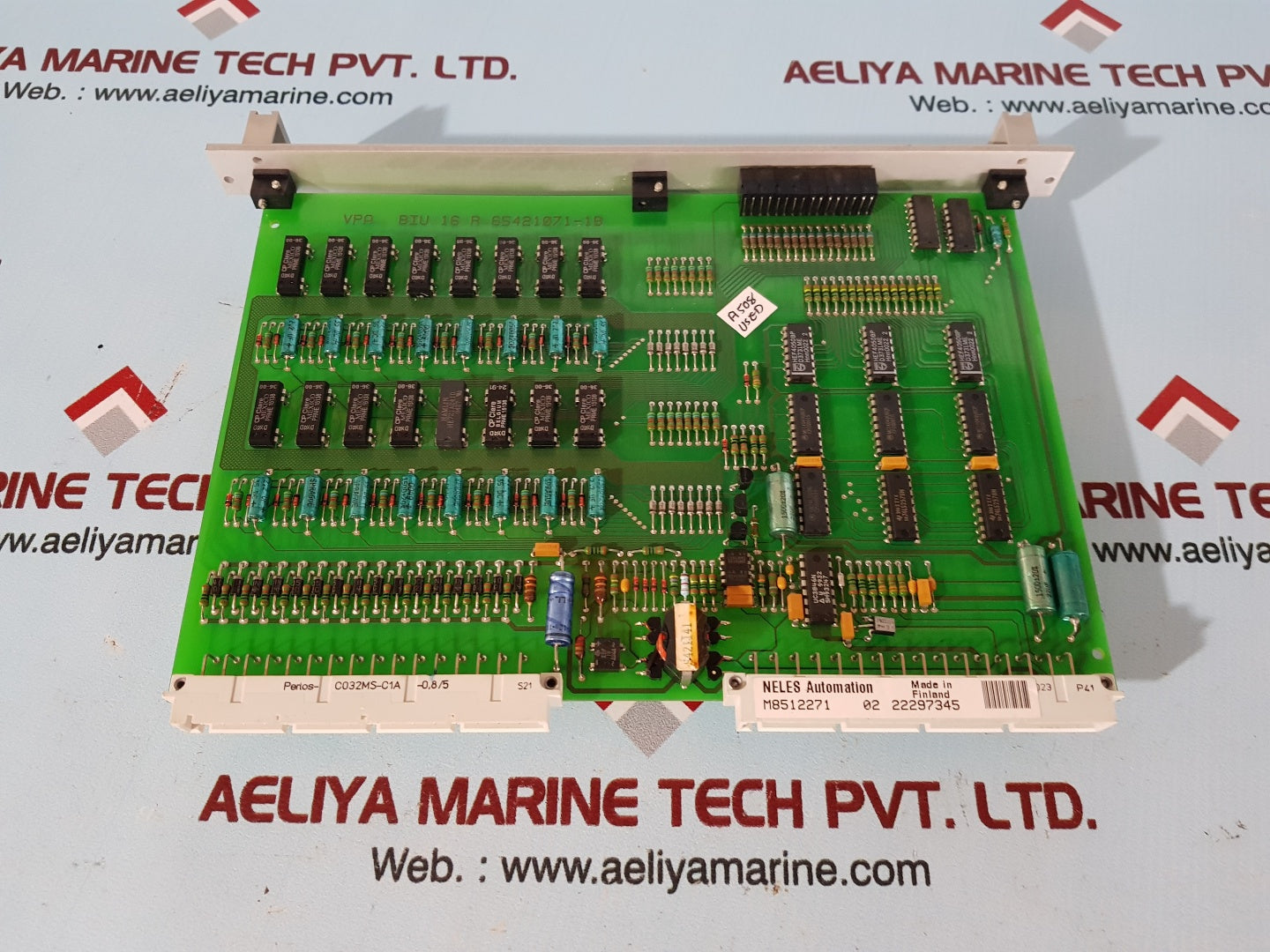 Neles automation/valmet biu 16r pcb card m8512271