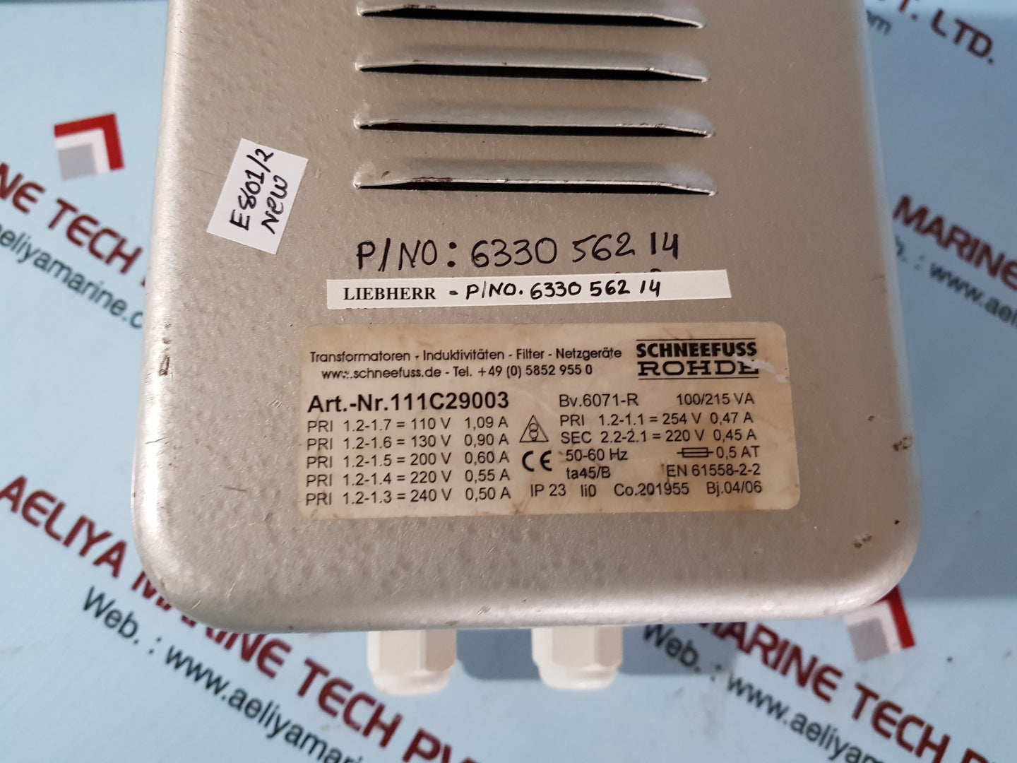 Schneefuss rohde 111c29003 transformer