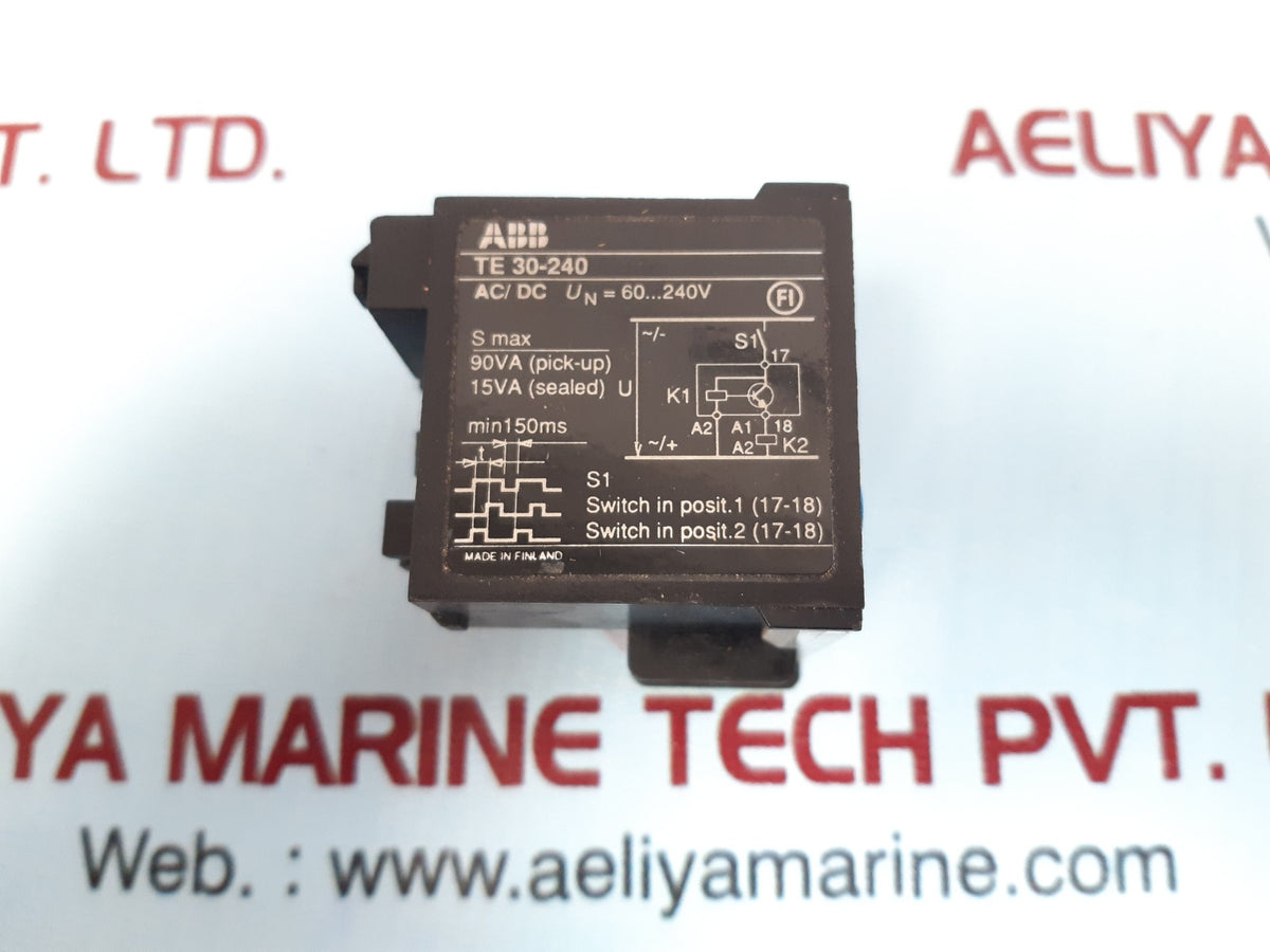 Abb te 30-240 timing block – Aeliya Marine