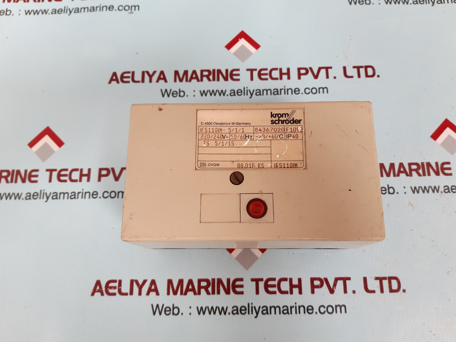 Krom ifs110im-5/1/1 gas firing machine 84367020