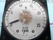 Toyo keiki dvf-11 rpm meter 0-25 rpm