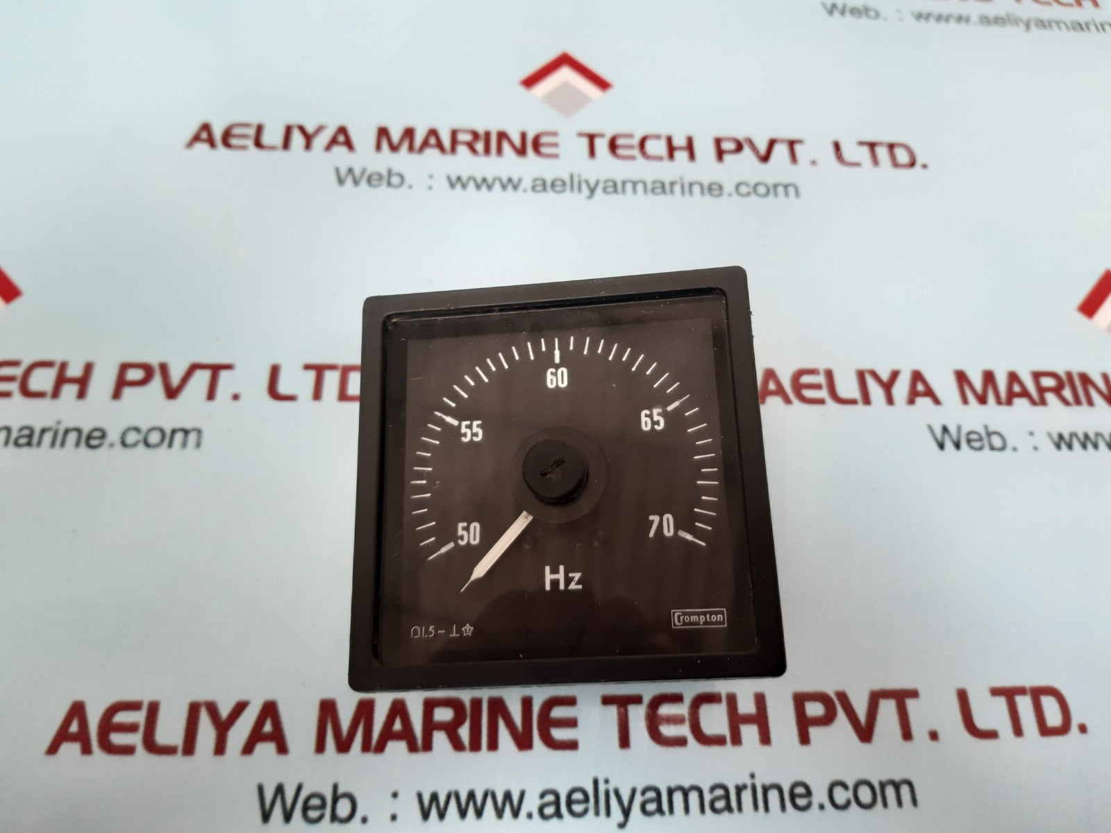 Crompton 243-053g-mtal-sb panel meter 