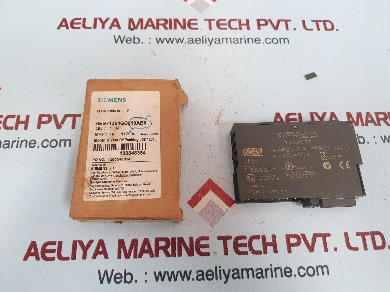 Siemens simatic s7 6es7 135-4fb01-0ab0 module 