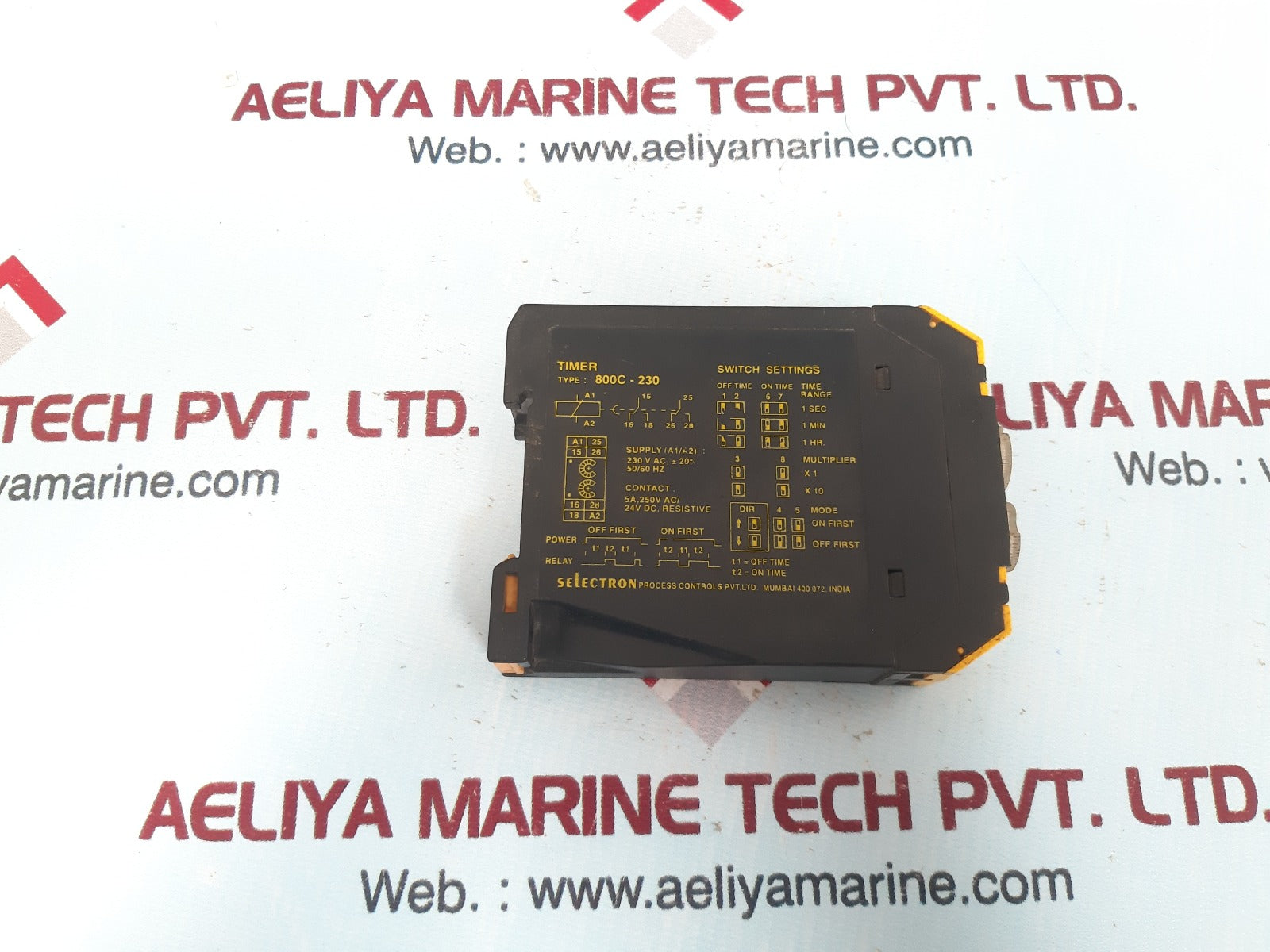 Selectron 800c-230 timer