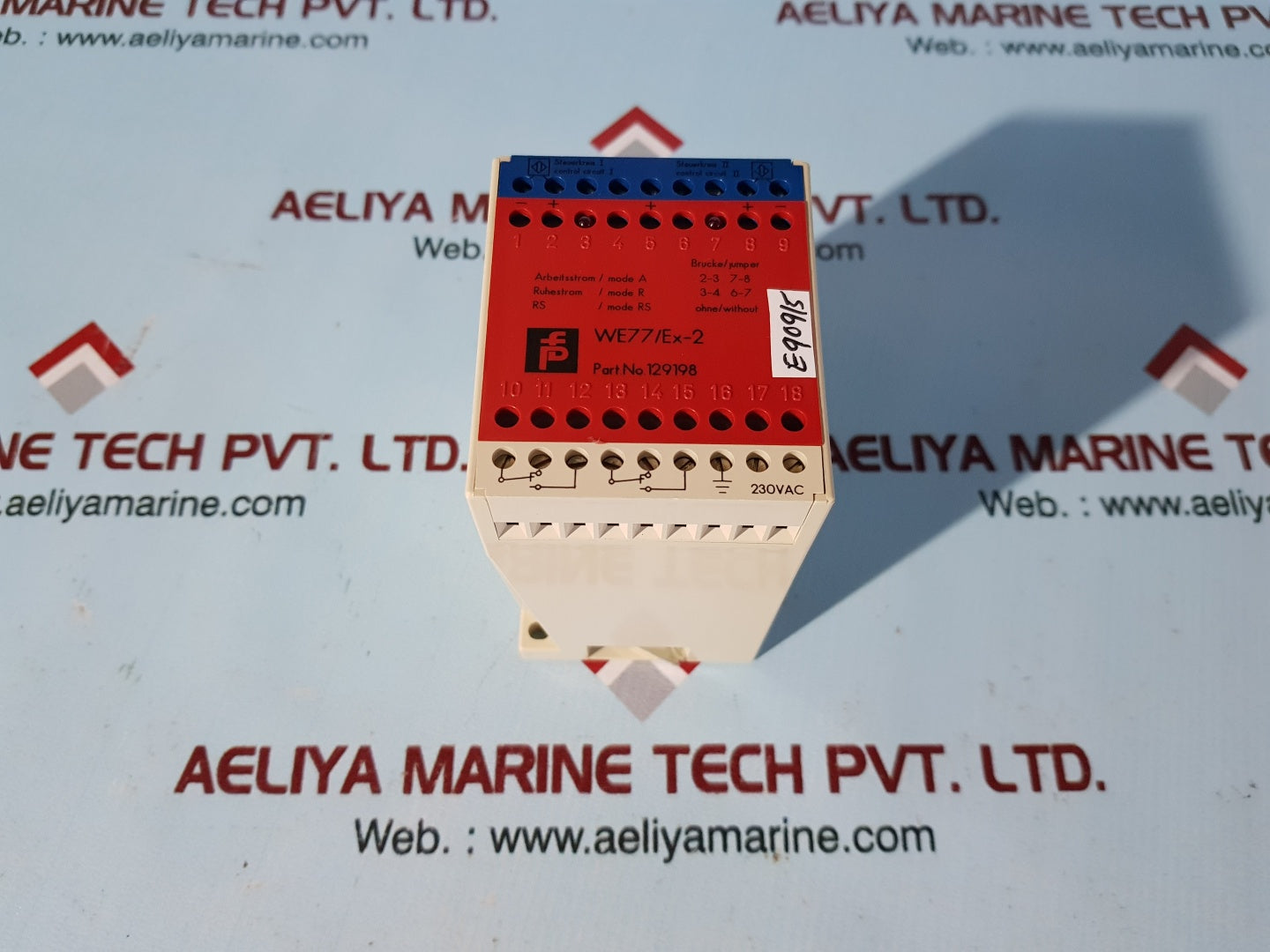 Pepperl+fuchs we77/ex-2 switch isolator 129198
