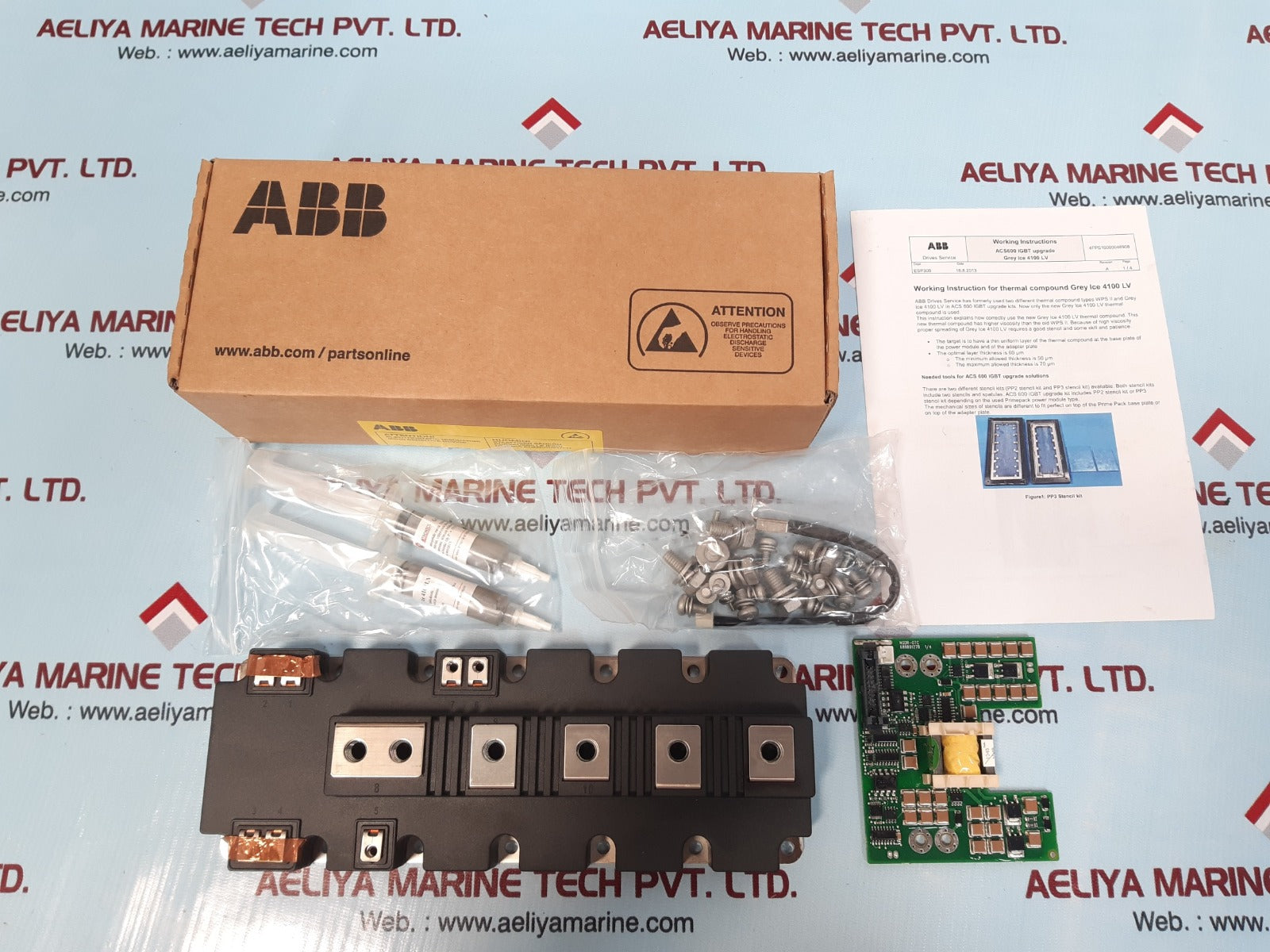 Abb/infineon ff1000r17ie4_s2 acs600 igbt power module