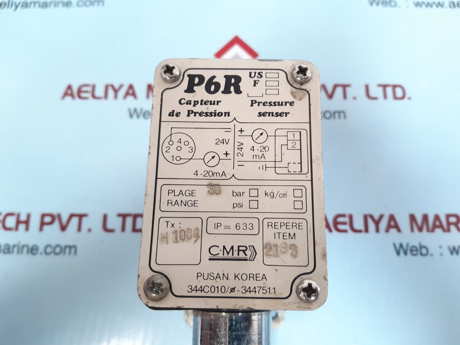 Cmr P6R Pressure Sensor 24 V 4..20 Ma