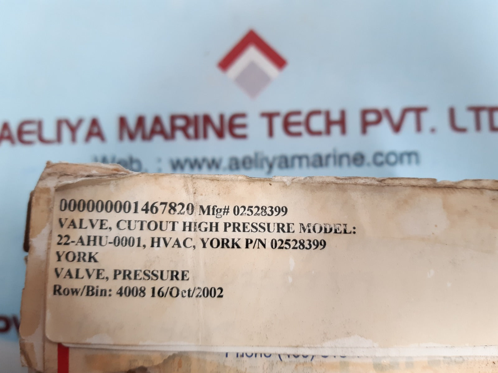 York 025-28399-000 high pressure switch