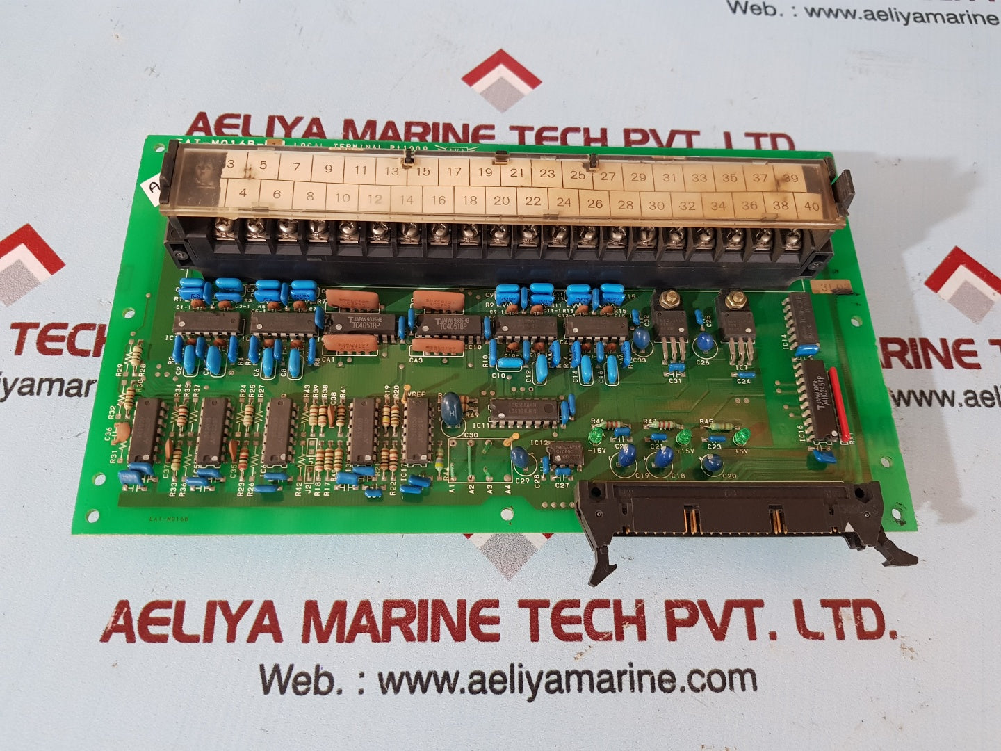 Jrcs eat-m016b-1 local terminal pt 100ohms pcb card