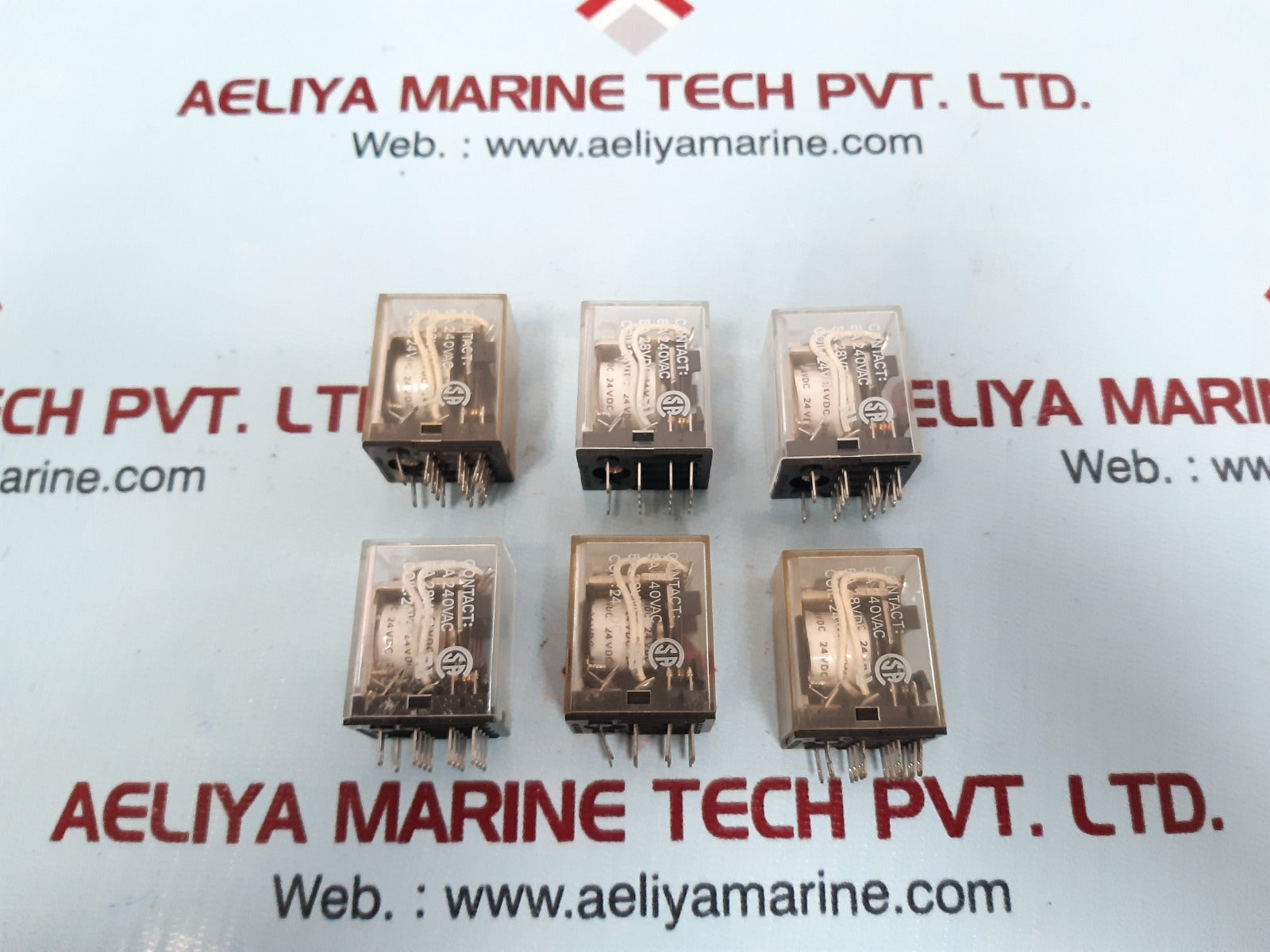 Set Of 13X Omron My4 24Vdc Relay