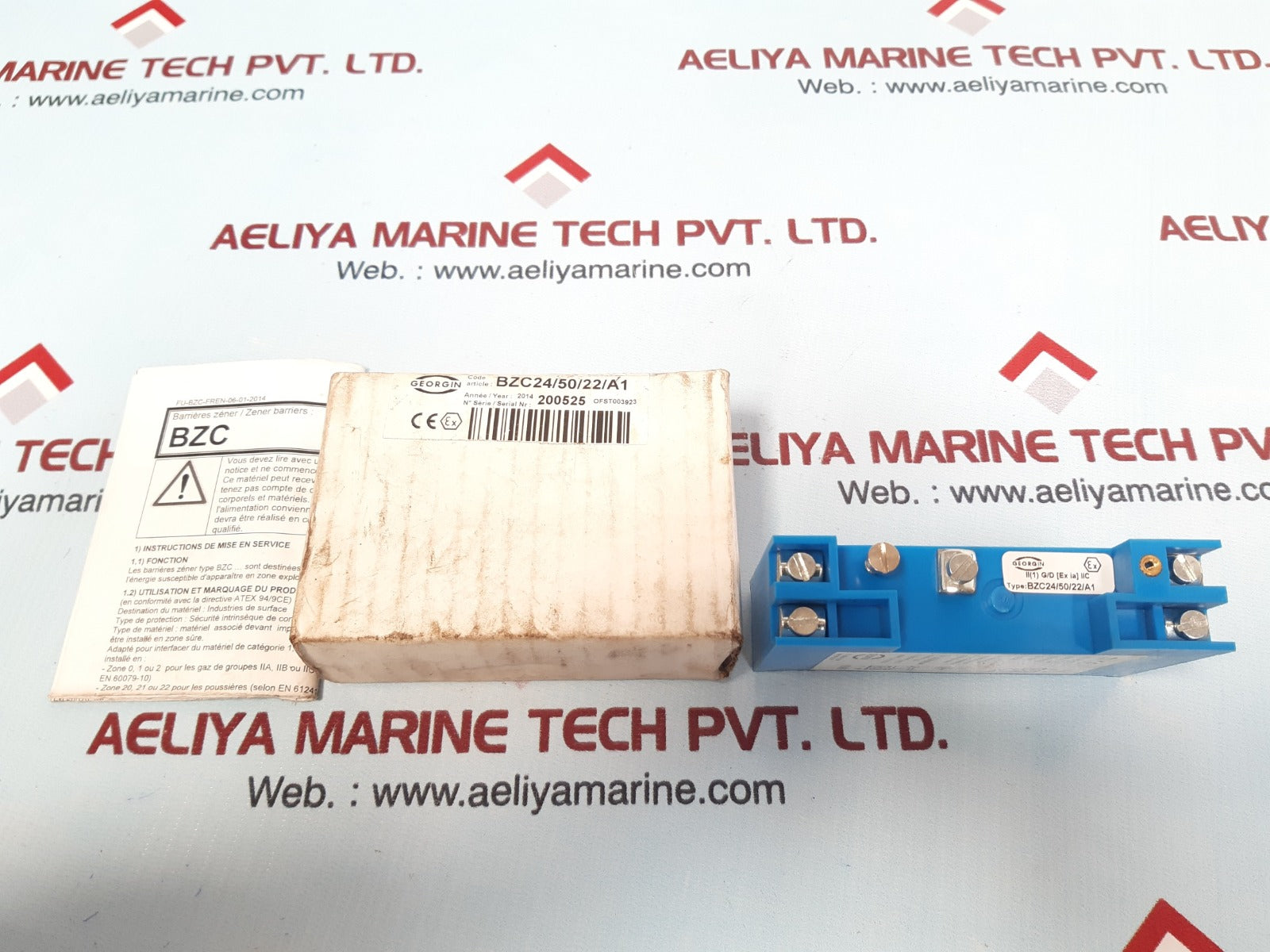 Georgin Bzc24/50/22/A1 Zener Barrier Atex 6070X