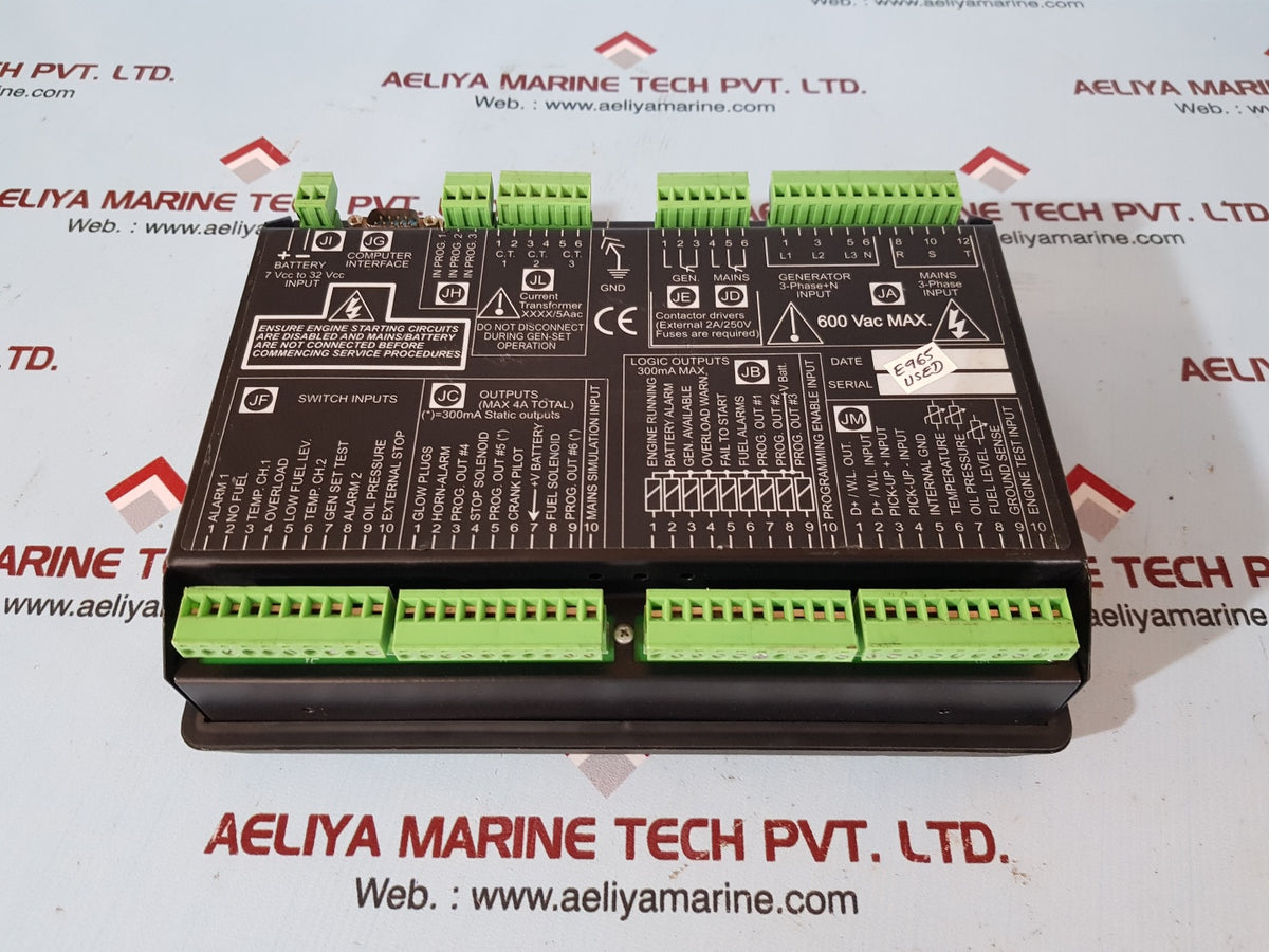 Gen Set Controller Back View Bernini Be2k gen set controller – Aeliya Marine