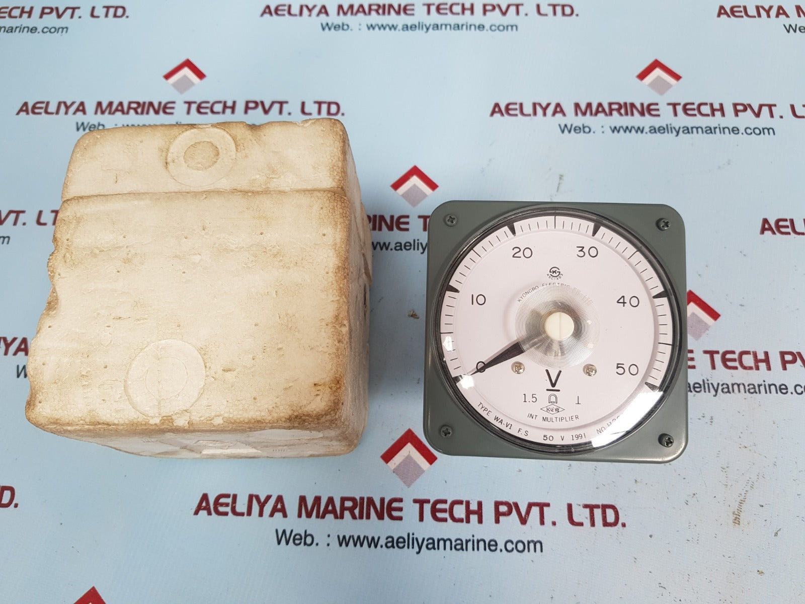 Kyongbo Wa-v1 F.S Volt Meter Panel & Switchboard Meters 0 To 50 V