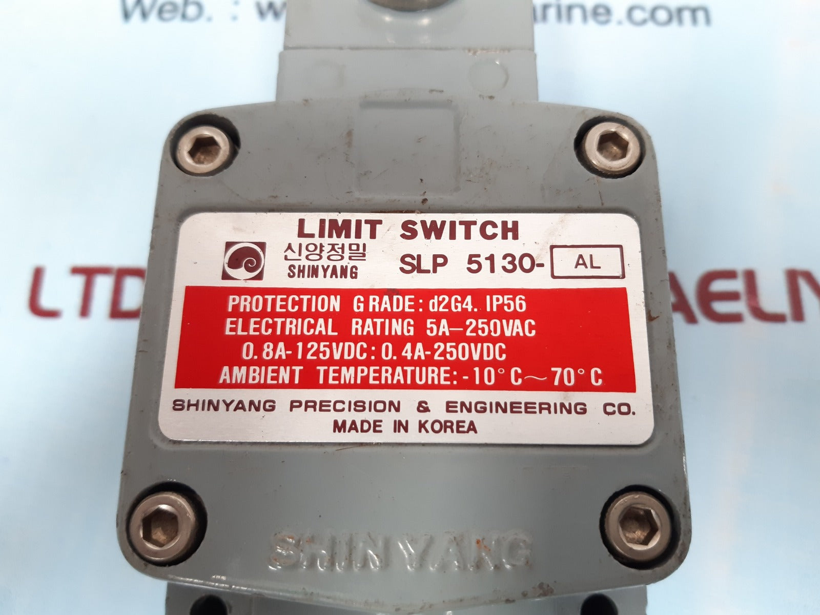 Shinyang Slp 5130-al Explosion Proof Limit Switch 5A-250Vac