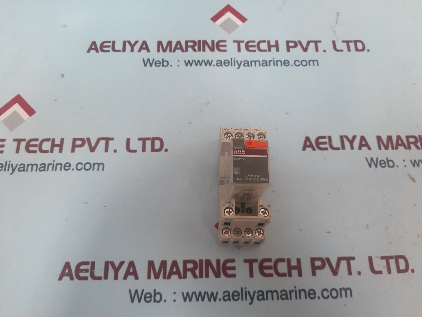 Abb Cr-m110Ac4 Pluggable Interface Relay With Socket 7A 250Vac