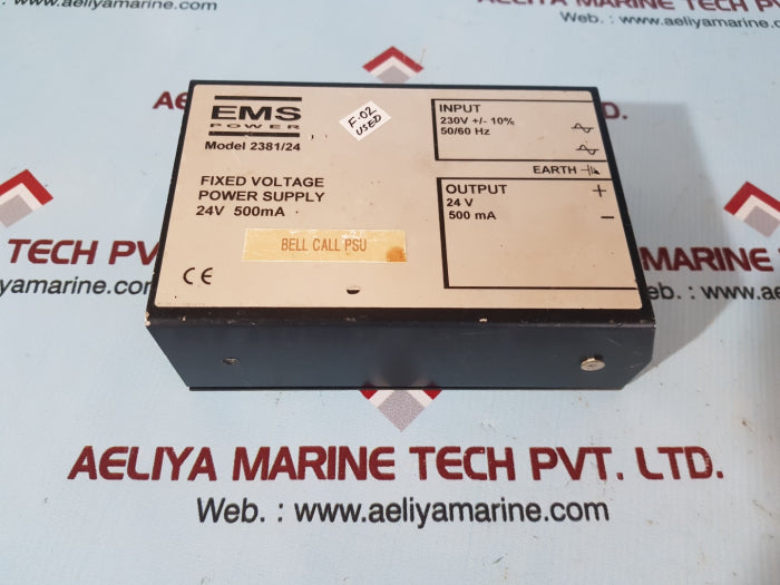 Ems power 2381/24 fixed voltage power supply 
