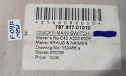 Kraus & naimer c42 rotry switch 