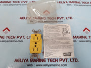 Hubbell 15a 125v twist lock duplex receptacle 