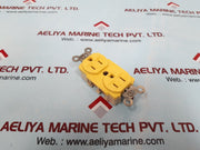 Hubbell 15a 125v twist lock duplex receptacle