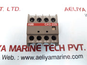 Lot of 2X ABB CA5-22E Auxiliary Contact Block 690V 16A