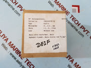 Deif dq72-x meter 1 to 4barÂ 