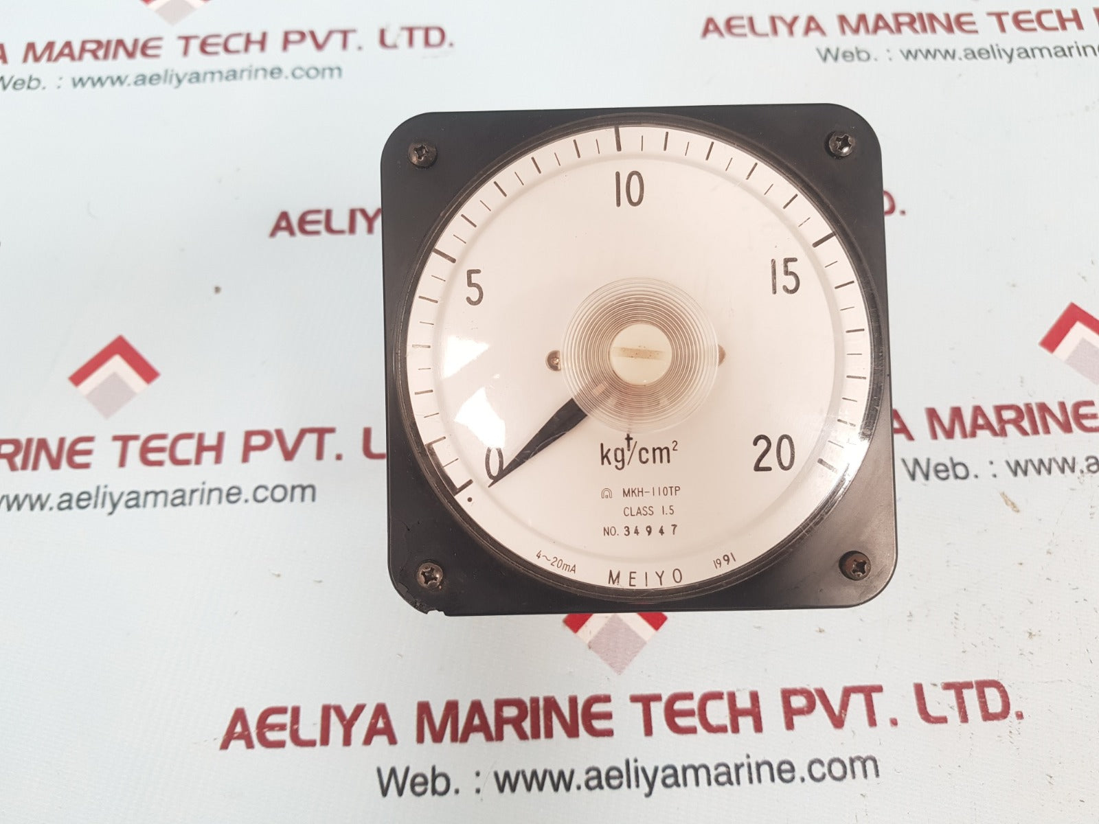 Meiyo Mkh-110Tp Pressure Indicator 0-20 Kgf/Cm2