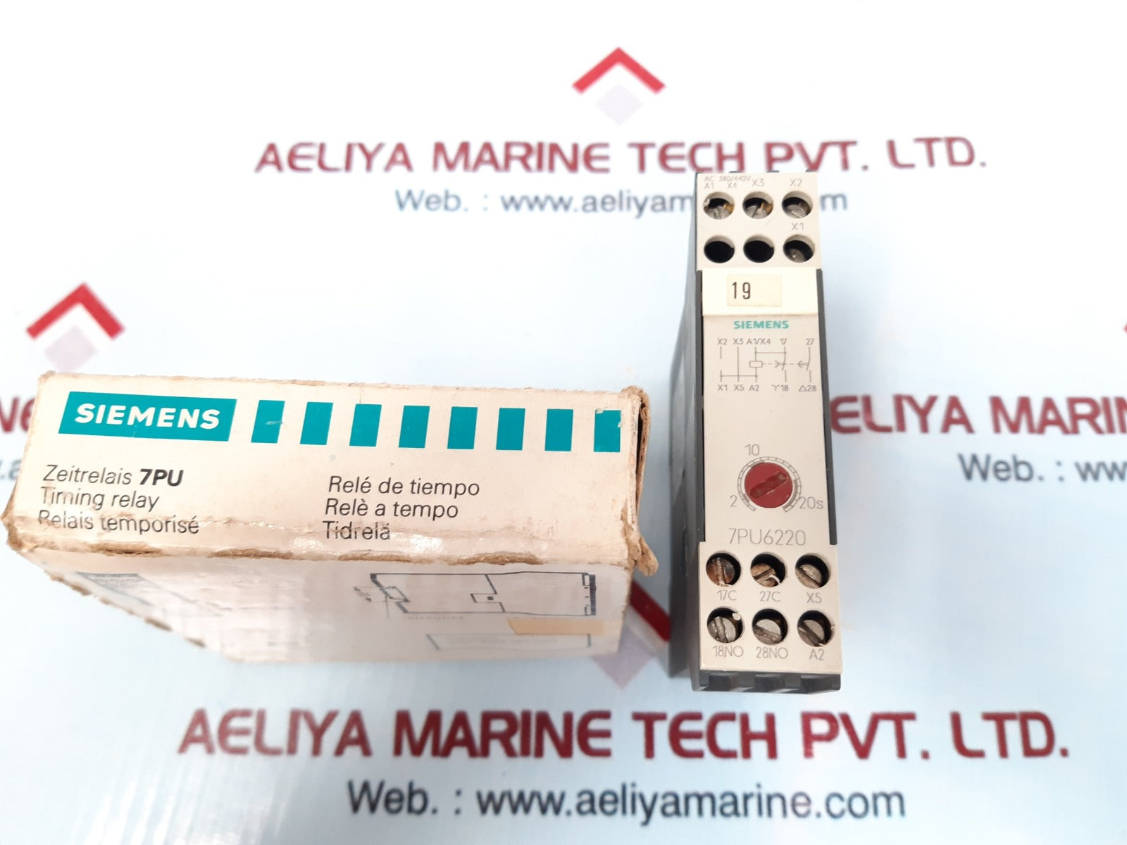 Siemens 7Pu6220-7Nt20 Timing Relay Ac 380/440V