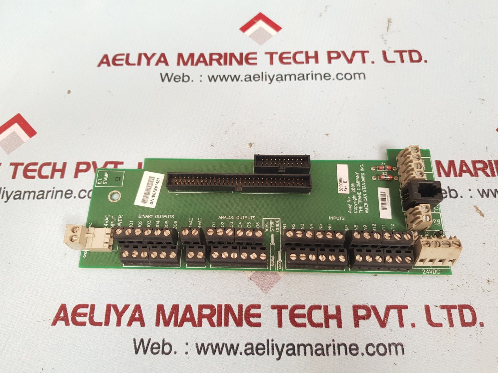 Trane 50100886 circuit board 