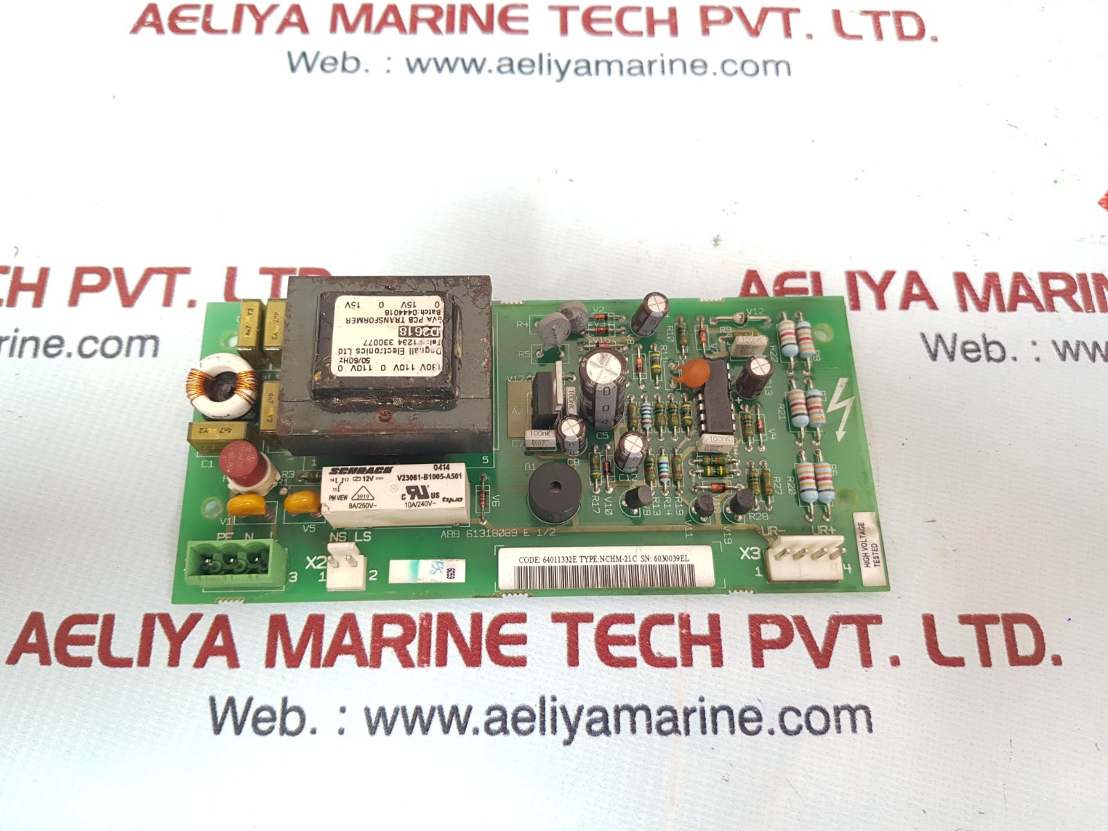 Abb Nchm-21C Charging Monitoring Printed Circuit Board 61318089