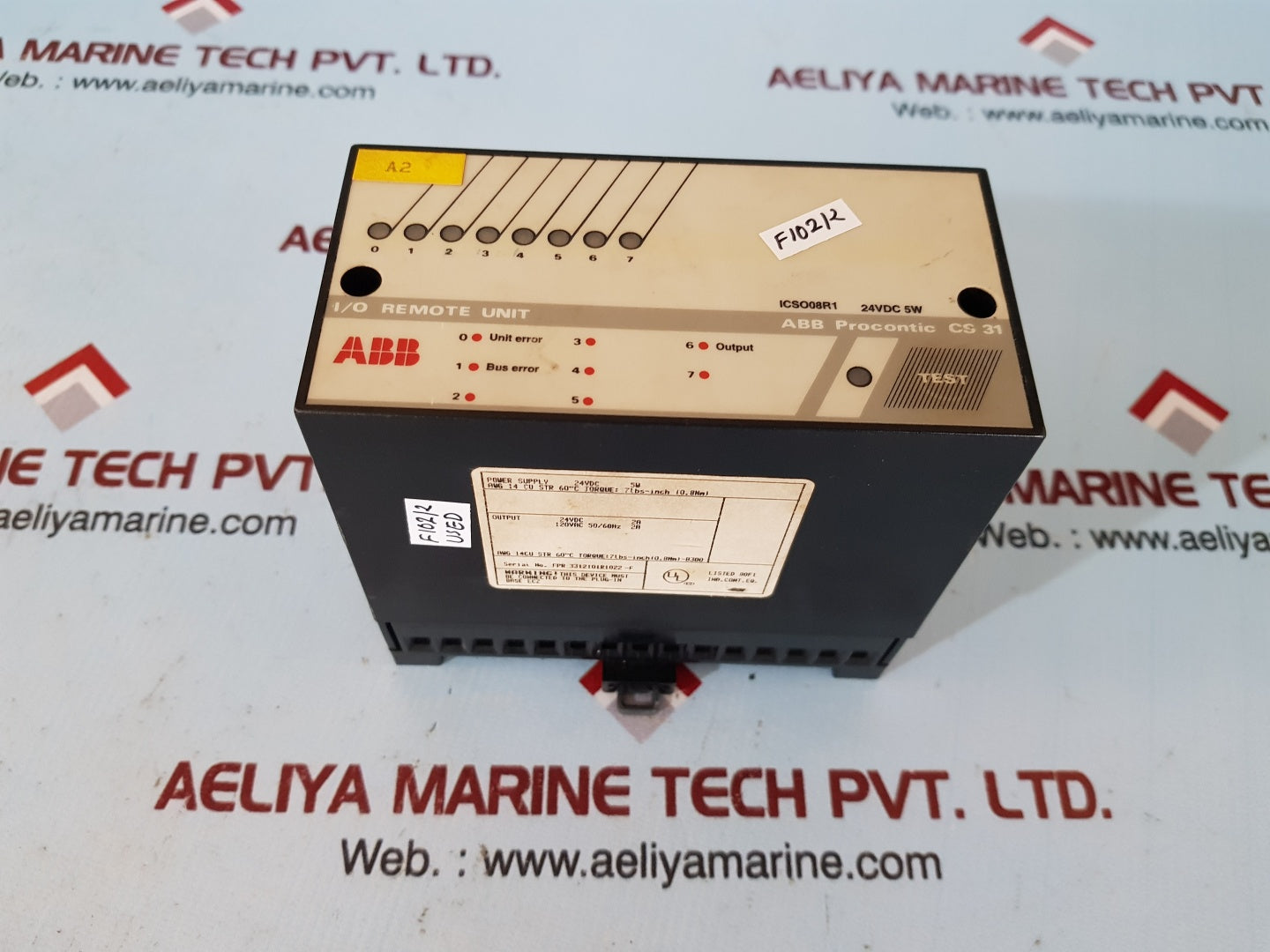 Abb procontic cs31 i/o remote unit 24vdc 2a