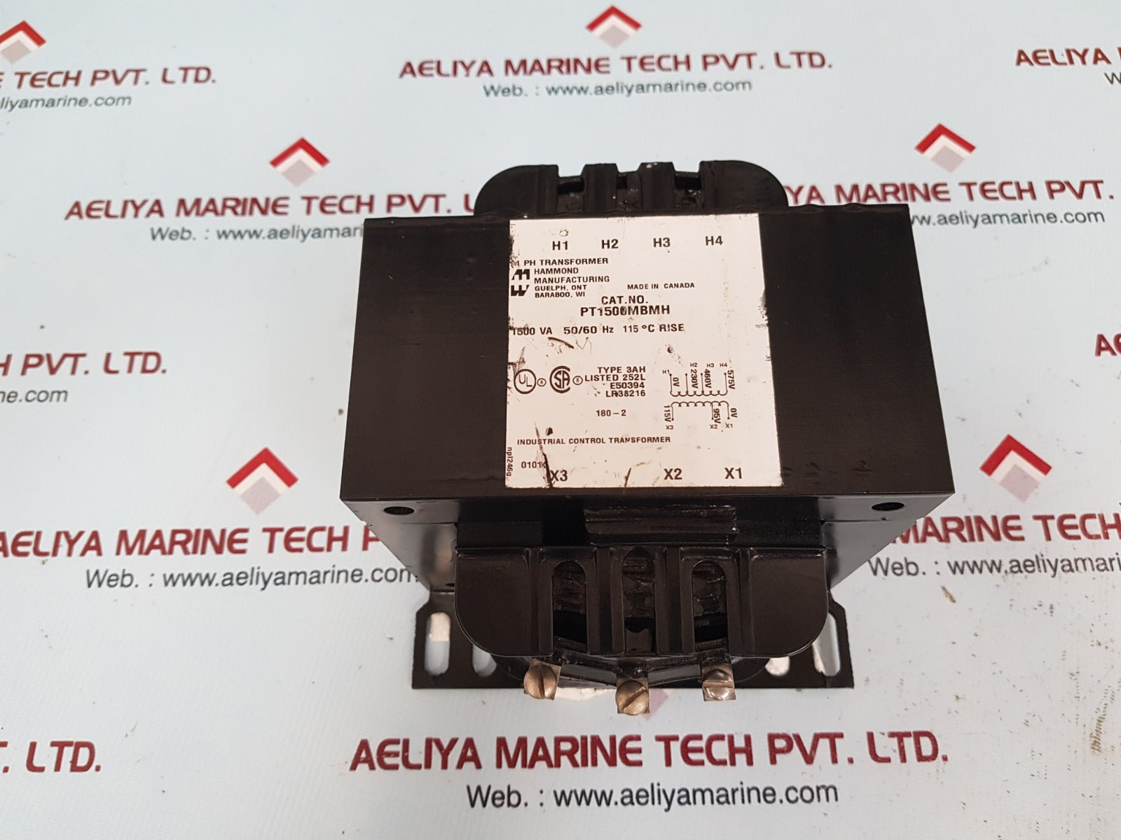 Hammond Pt1500Mbmh 3Ah Industrial Control Transformer