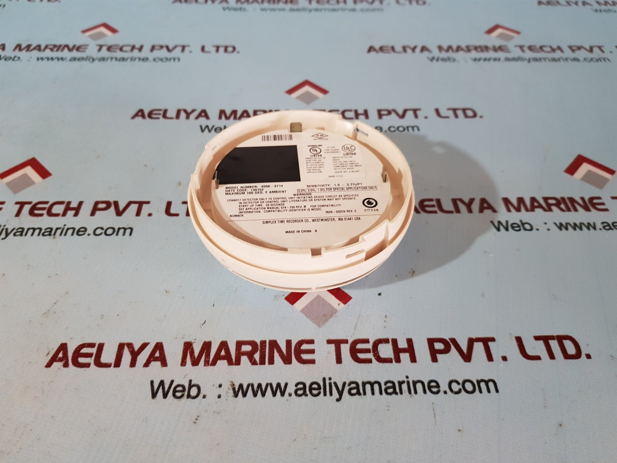 Simplex 4098-9714 smoke detector head – Aeliya Marine