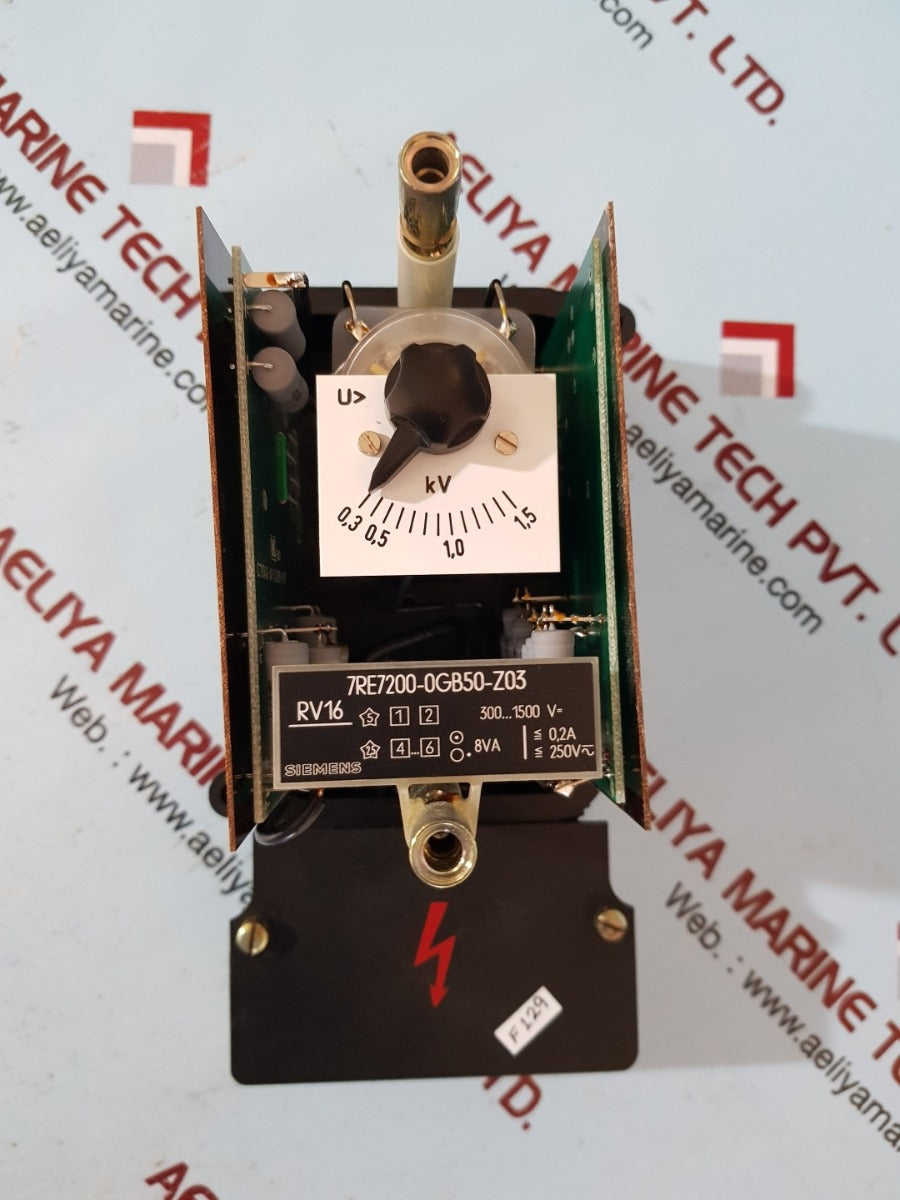 Siemens rv16 circuit breaker 7re7200-0gb50-z03