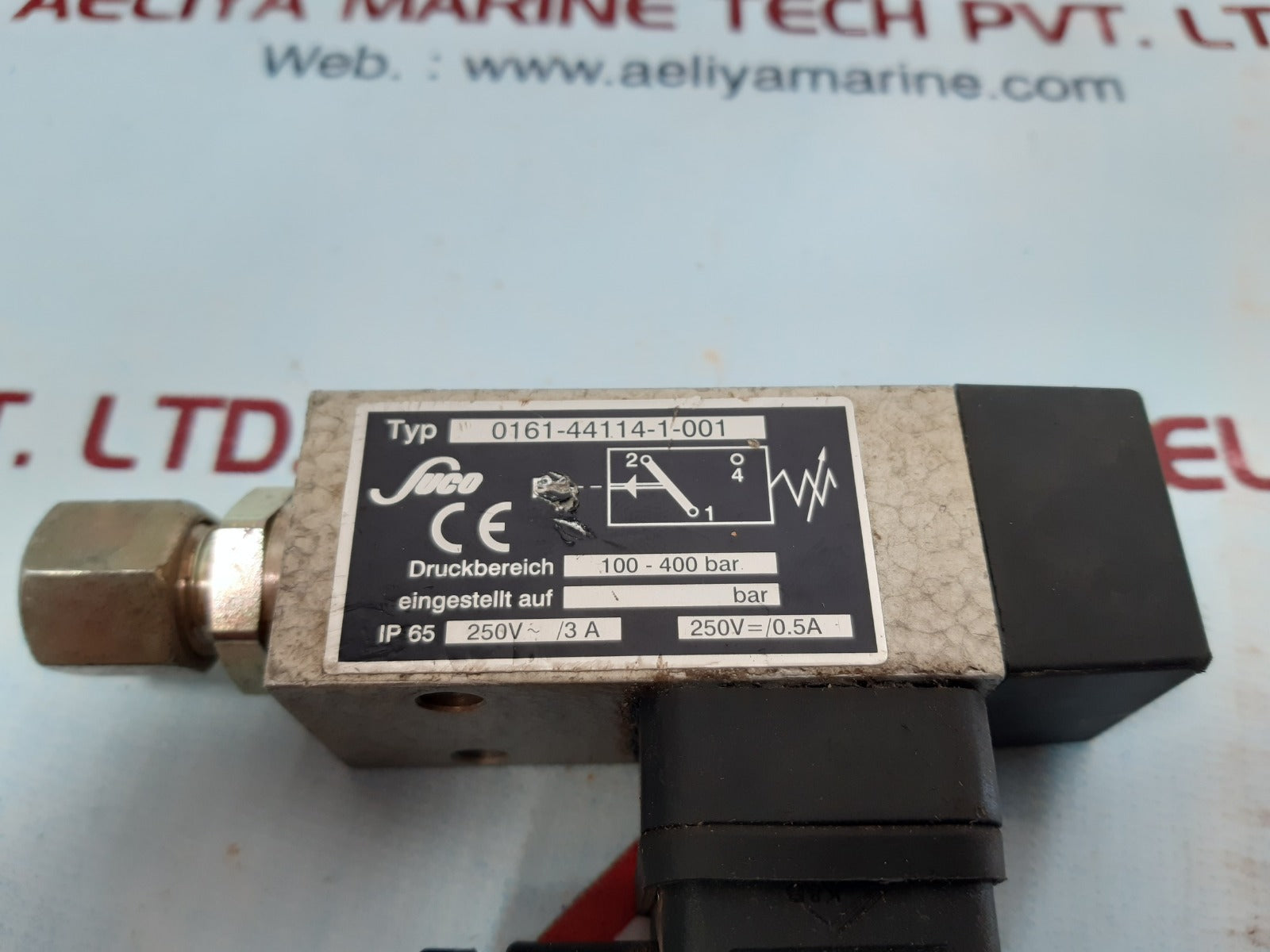 Suco 0161-44114-1-001 Pressure Switch 100-400 Bar