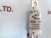 Lot Of 8X DCA DCFH-100 Ultra-Fast Fuse 100A-500V