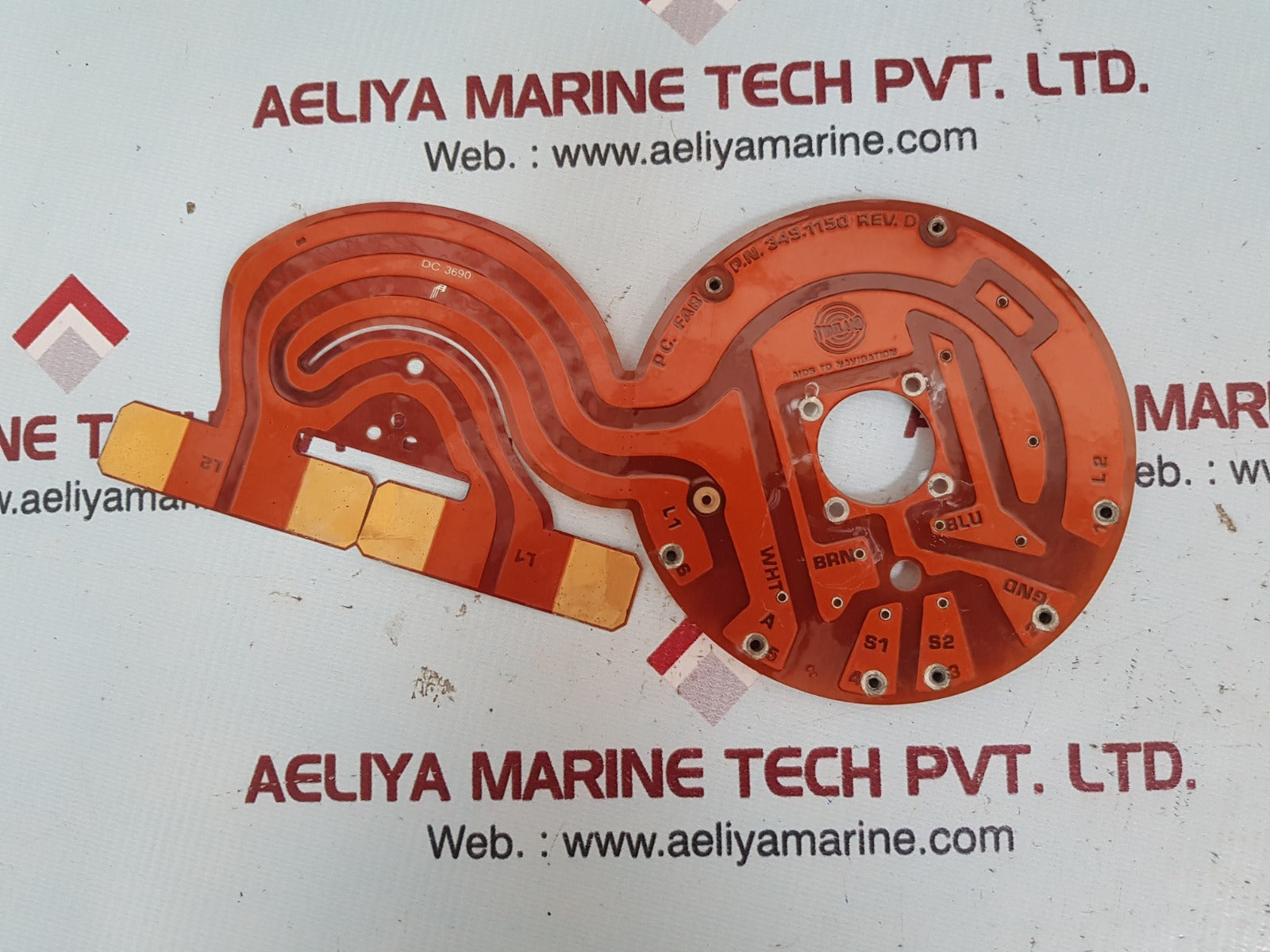 Tideland 349-1150 Rev.D Flex Contact Strip