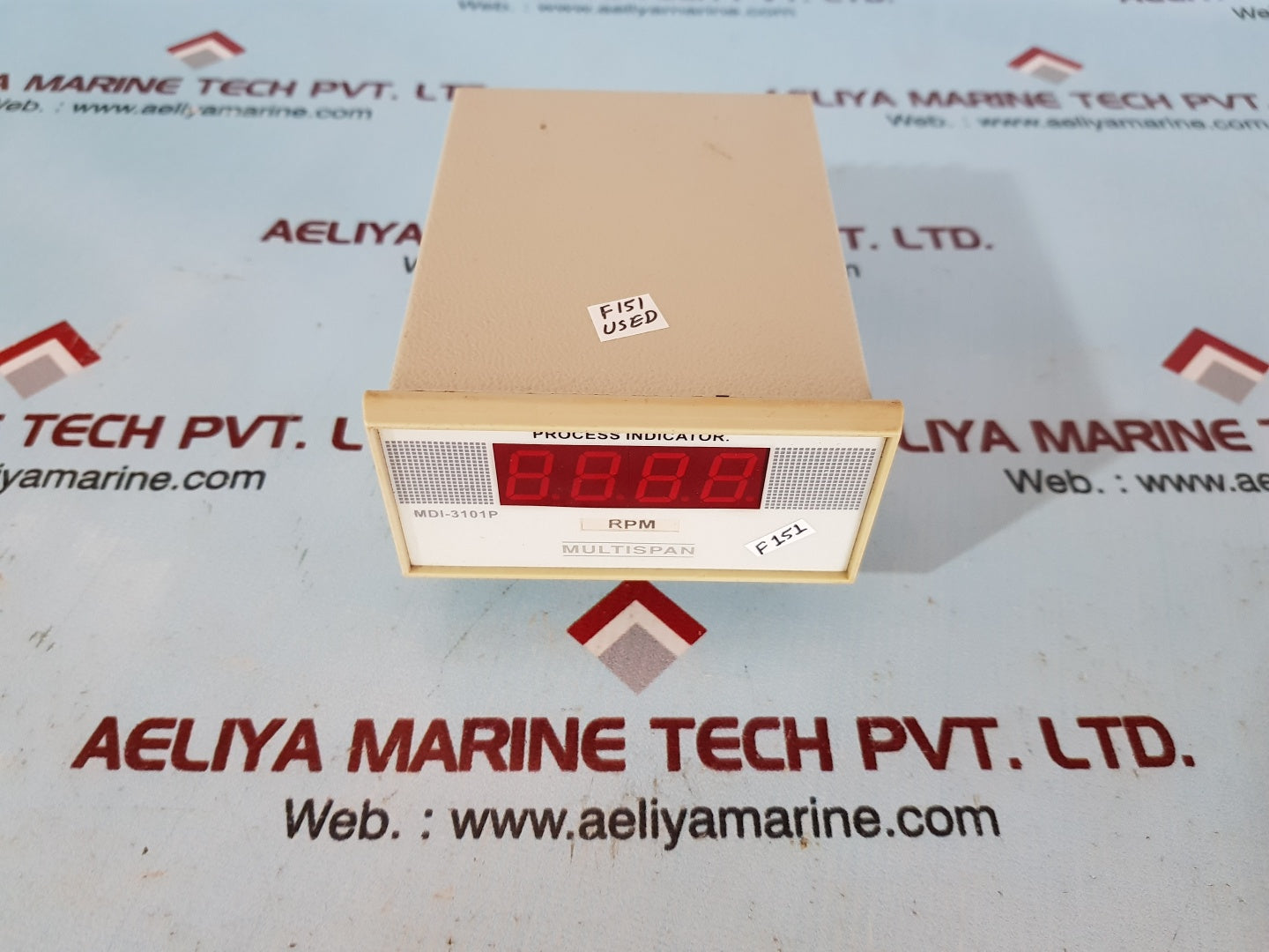 Multispan mdi-3101p process indicator
