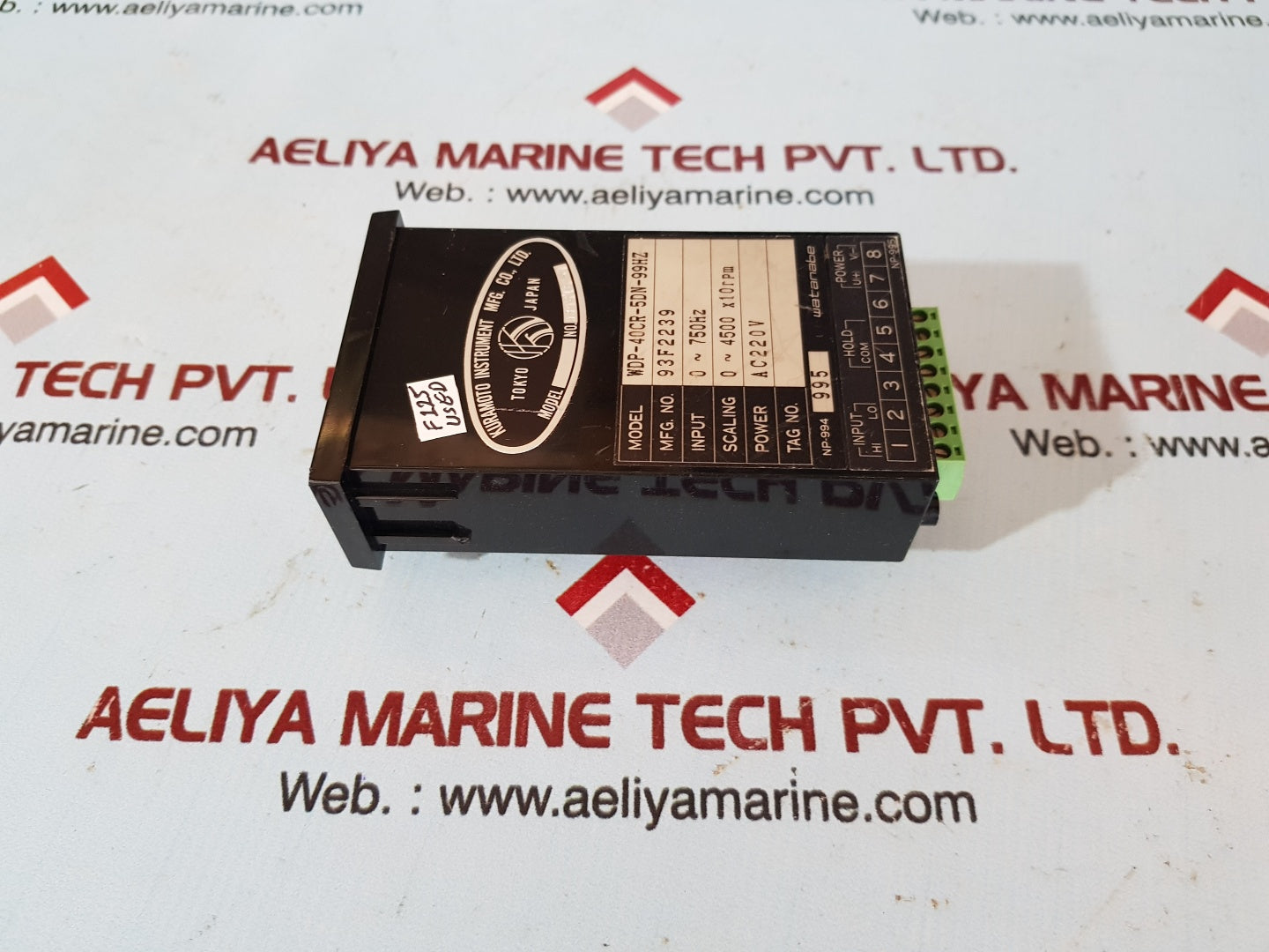 Watanabe wdp-40cr-5dn-99hz digital scaling meter