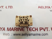 Set of 2X Harting han 6 e-bu-s female connector 09330062701 15a 500v