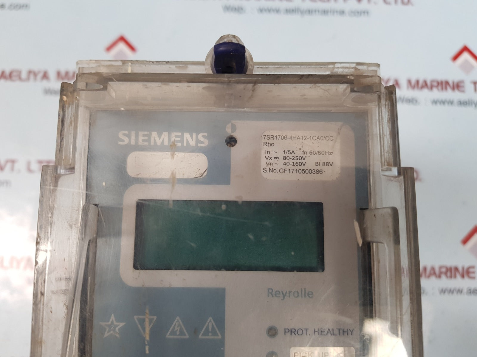 Siemens 7sr1706-4ha12-1ca0/cc motor protection relay