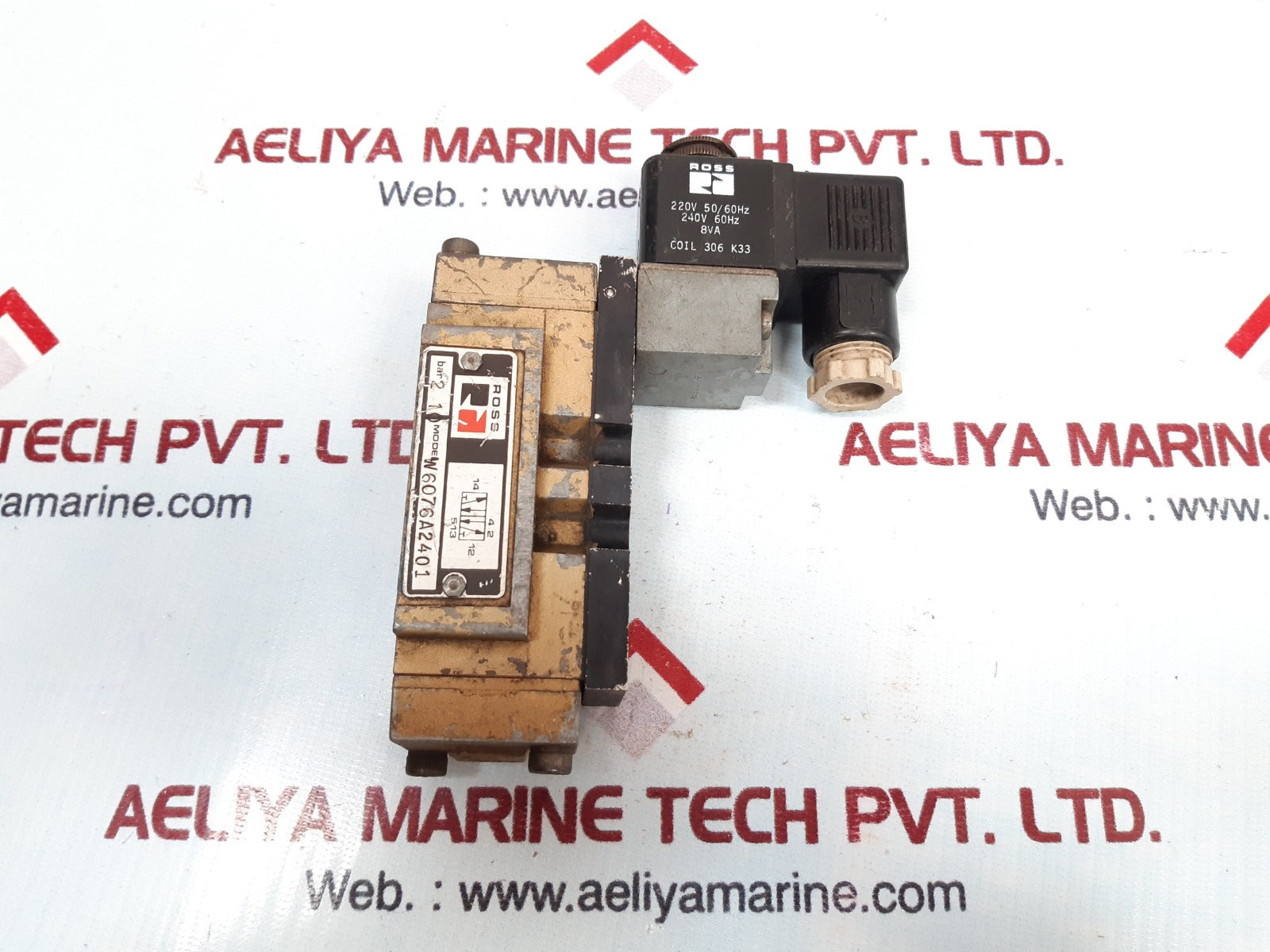 Ross w6076a2401 solenoid valve